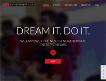 Tablet Screenshot of entrepreneur-club.org